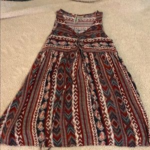 Short tribal print dress dress